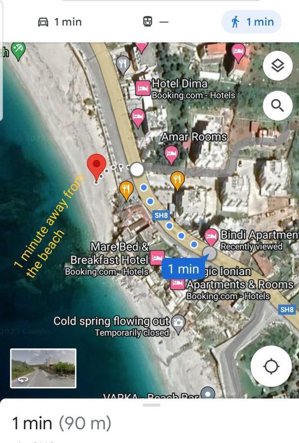 Bindi Apartment Himara Kültér fotó
